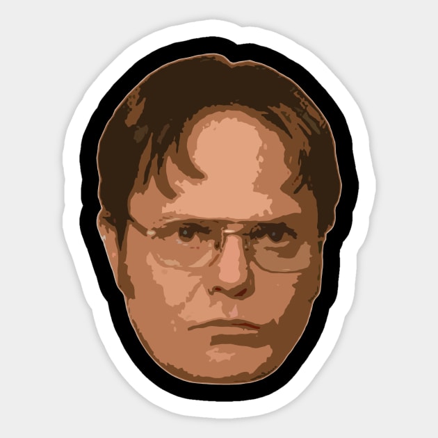 Dwight Schrute The Office Sticker by raidrival